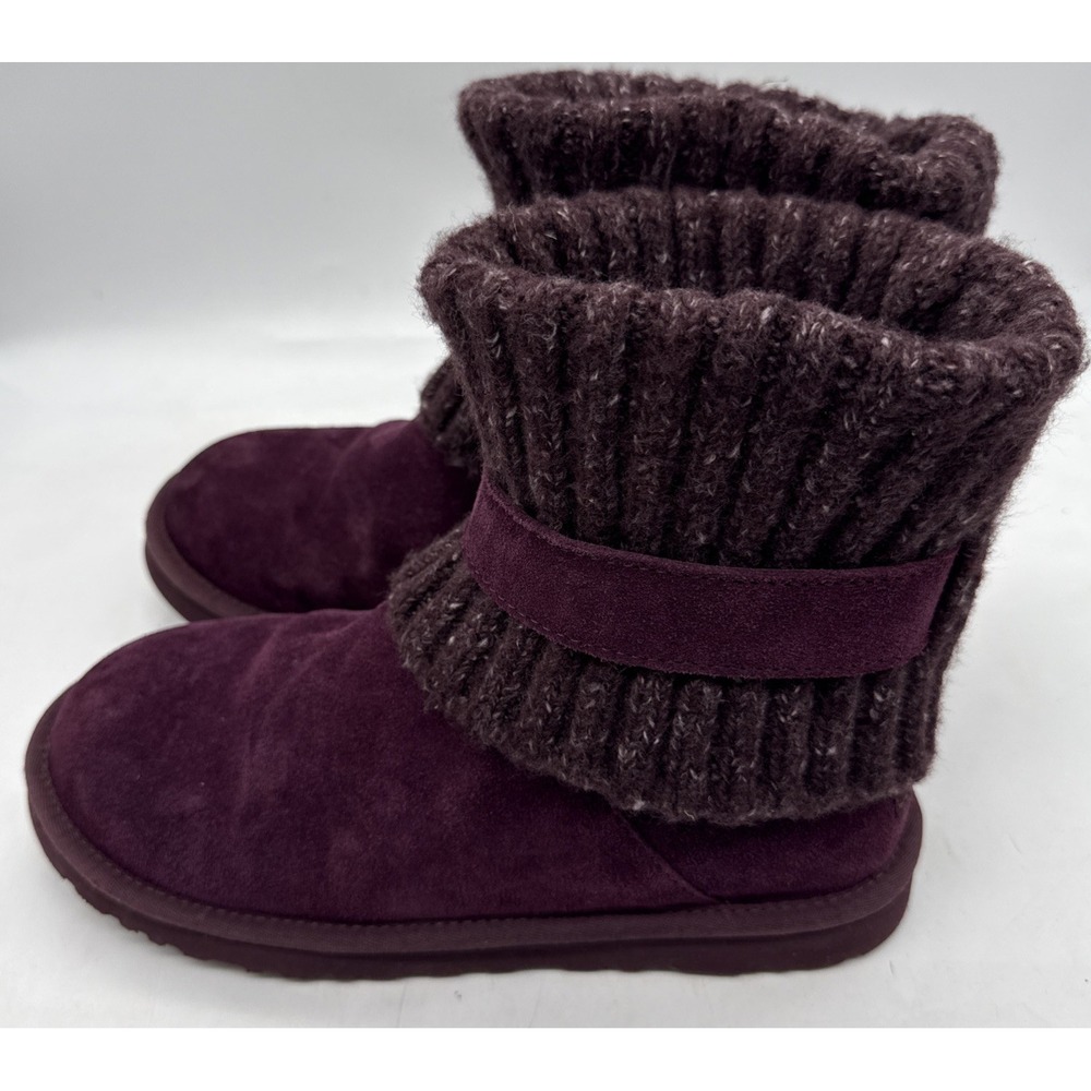 Women UGG Australia Cambridge Boot 1006013 Plum Purple Size 8 Nearly New